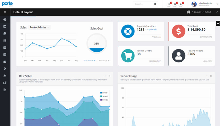 Landing | Admin - Responsive HTML5 Template